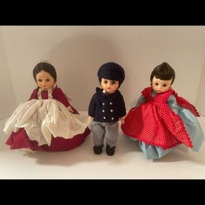 3 Vintage Madame Alexander Dolls